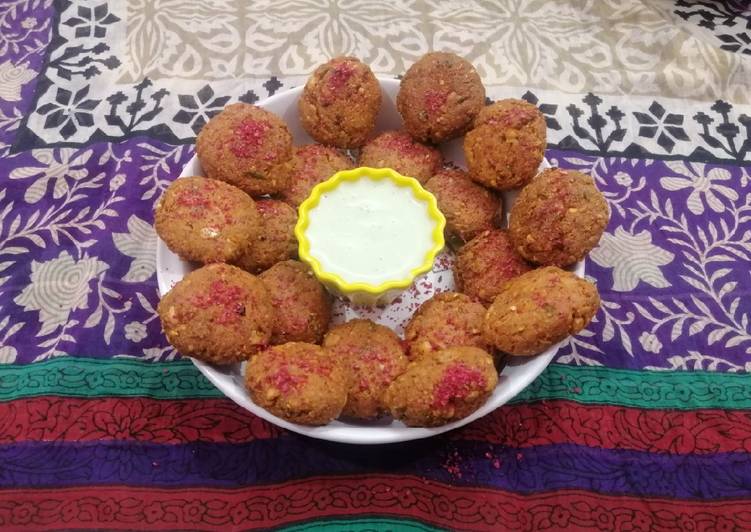 Recipe of Any-night-of-the-week Soyabean/Soybean Falafel