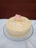 Torta de limón y flor de sauco