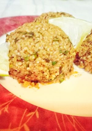 صورة لوصفة الكبة النية التركية (تشي كفته)