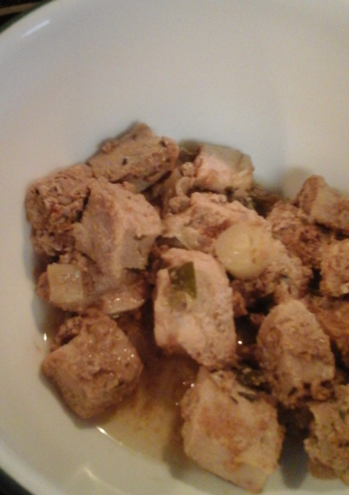 A picture of Pork with Onion Stew.
