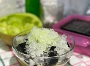 Foto resep Es Campur Melon Cincau Chiaseeds