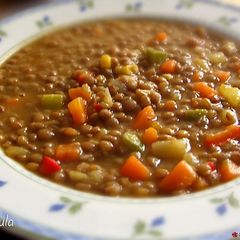 A picture of Multicolored lentils.
