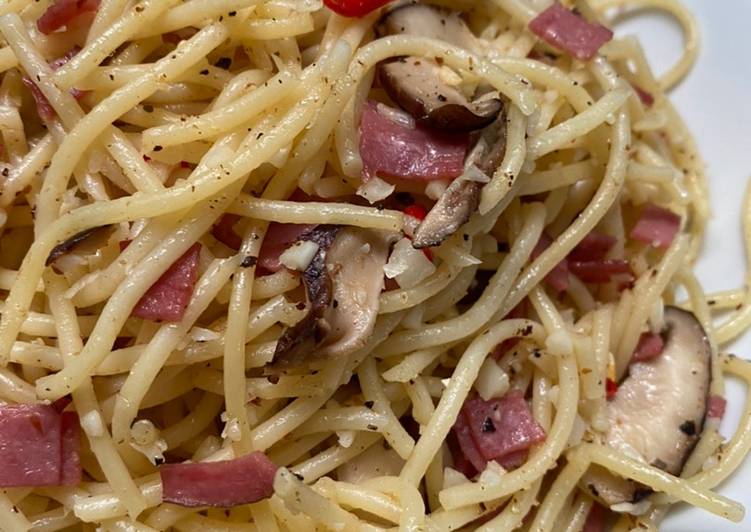 Bagaimana Menyiapkan Spaghetti aglio olio, Lezat