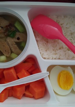 Foto resep Bento #2 (Meatball Soup)