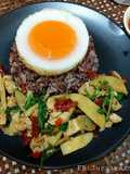 กะเพราไก่ใส่หน่อไม้