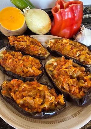 Foto principal de Berenjenas rellenas de atún