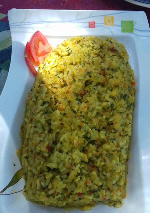 Una foto de Arroz verde