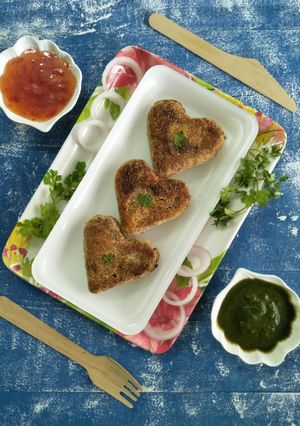 A picture of Sweet Potato And Mix Veggie Cutlets.