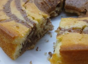 Una foto de Torta cebra riquísima y fácil!