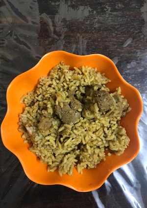 A picture of Mutton Donne Biryani.