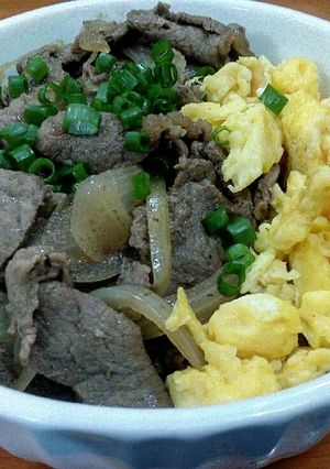 Foto resep Beef bowl ala yoshinoya HALAL