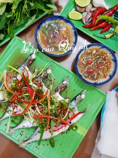 Hình của món Cá bạc má hấp.