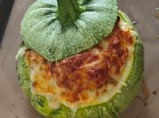 Una foto de boletus calabacín receta