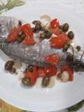 Orata con olive e capperi