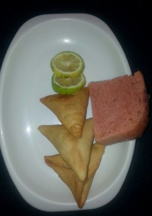 A picture of Green grams samosa.
