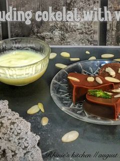 Foto resep Puding Coklat with Vla