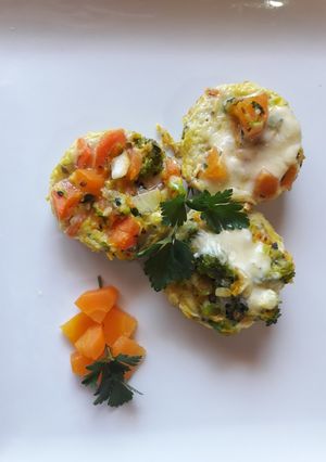 Una foto de Muffins de verdura