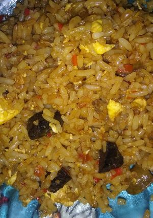 Foto resep Nasi goreng Ati ampela+ telur