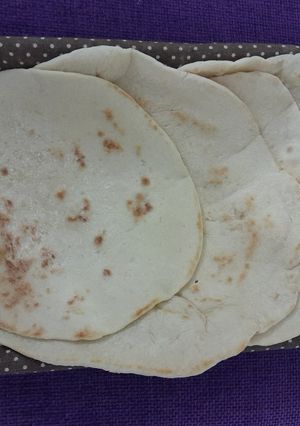 عکسی از دستور نان پیتا