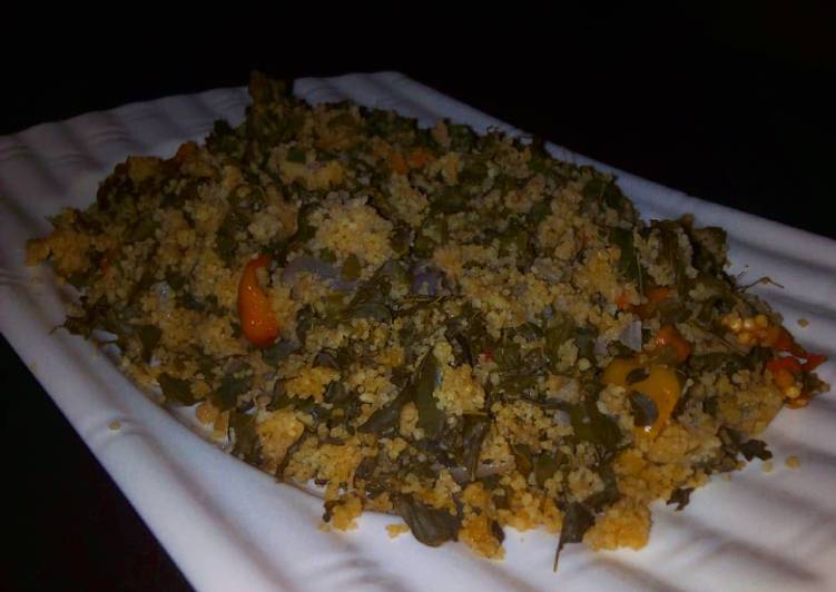 Recipe of Any-night-of-the-week Dambun couscous with moringa Cooking Basics for Beginners