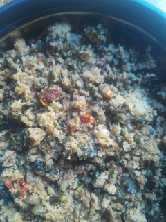 A picture of Dambun cous cous.
