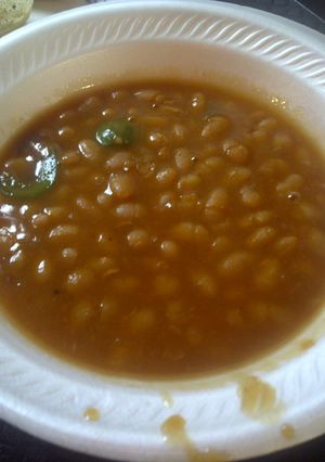 A picture of Labor Day Beans, from the South.