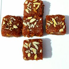 Carrot Barfi A picture of Carrot Barfi.