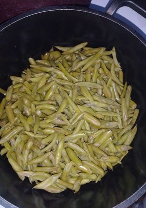 عکسی از دستور فریز کردن لوبیا