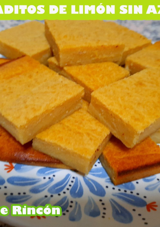 Una foto de Bocaditos de limón sin azúcar 🍋 volarán en la merienda o desayuno 😋⭐