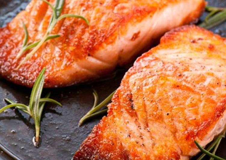 Recipe of Homemade Grilled Salmon with Zest