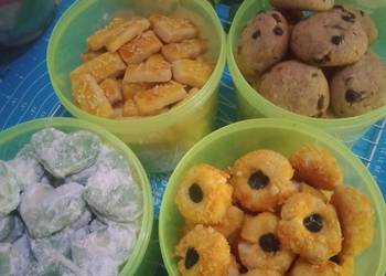 Resep Baru 1 kg adonan jadi 4 jenis kuker Yummy Mantul