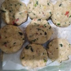 Chicken resha shami kabab A picture of Chicken resha shami kabab.