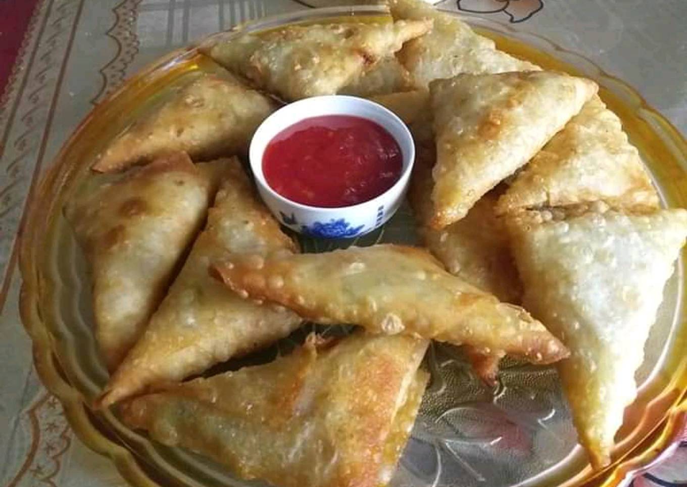 One bite mini potato samosa
