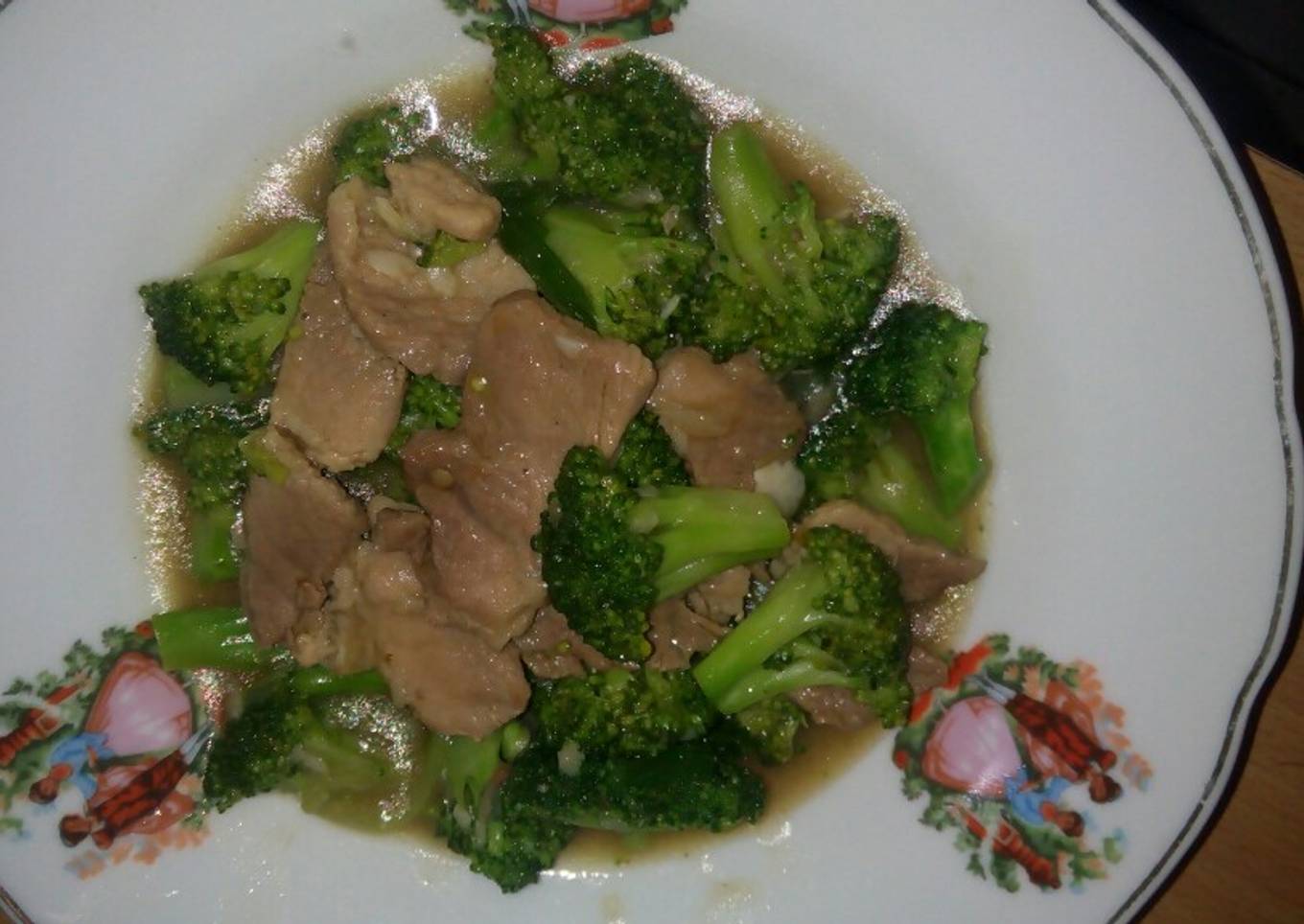 Brokoli saus tiram