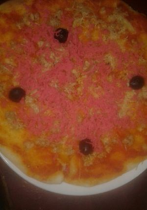 صورة لوصفة بيتزا