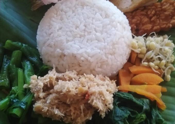 Cara Membuat Urap sayur Praktis