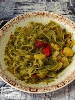 Una foto de Nidos vegetales con verduras aprovechamiento