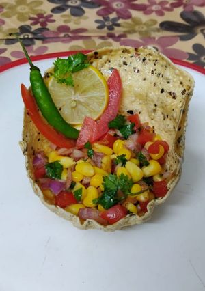 A picture of PapadKatoriCornChaat.