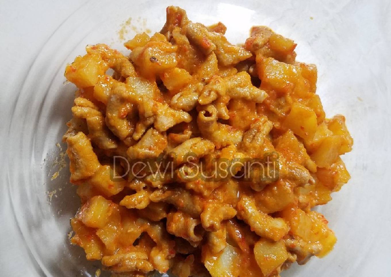 Balado Usus Ayam Pedas Manis