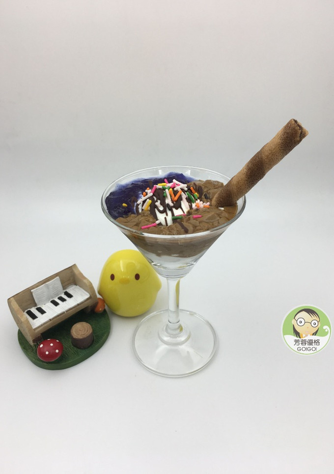 希臘優格之咖啡蝶豆花果凍 的食譜成品照片