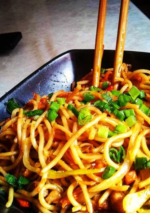 Una foto de Yakisoba