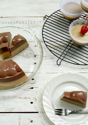 Foto resep Puding Santan Coklat Kopi #Keto