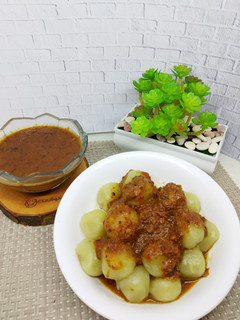 Foto resep Cilok Saos Kacang
