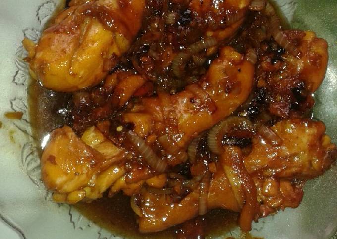Ayam Pedas Manis Bawang Bombay : Resep Ayam Fillet Tepung Asam Manis