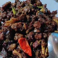 รูปของ Sate goreng daging sapi jawa tengah 🐄🐄
