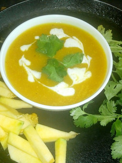 A picture of Pumpkin soup.