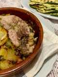 Agnello al forno con patate