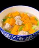 SP.1037 - Canh Bí Đỏ Thịt Viên