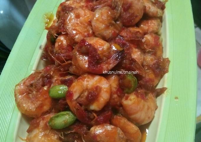 Balado Udang Pete