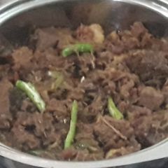 A picture of Mutton tikak karhai.
